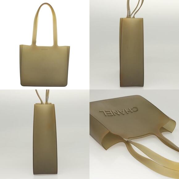 Chanel Tote Bag Rubber Khaki CC - Picture 3 of 6